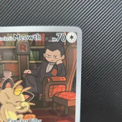 NM Team Rocket's Meowth 203/182 Sv10: Destined Rivals Pokemon Holo #1 2025 - Image 3