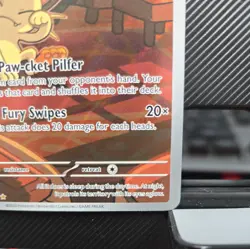 NM Team Rocket's Meowth 203/182 Sv10: Destined Rivals Pokemon Holo #1 2025 - Image 5