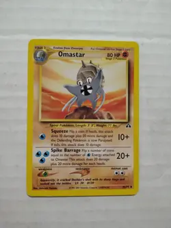 Omastar 43/75 Neo Discovery Uncommon Vintage Pokemon TCG English - Image 1