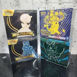 Pokemon TCG Mega Evolution ETB + Surging Sparks ETB + Twilight Masquerade ETB - Image 1