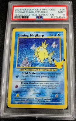 PSA 9 2021 POKEMON CELEBRATIONS SHINING MAGIKARP-HOLO CLASS COLL-NEO REV. 66/64 - Image 1
