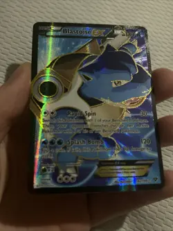 Blastoise EX Pokemon TCG (XY Base Set 142/146) Full Art Ultra Rare NM LP - Image 1