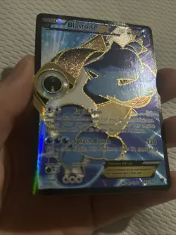 Blastoise EX Pokemon TCG (XY Base Set 142/146) Full Art Ultra Rare NM LP - Image 2