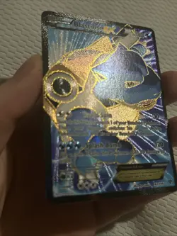 Blastoise EX Pokemon TCG (XY Base Set 142/146) Full Art Ultra Rare NM LP - Image 3