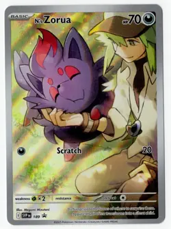 N's Zorua 189 Journey Together Black Star Promo Pokemon TCG - Image 1