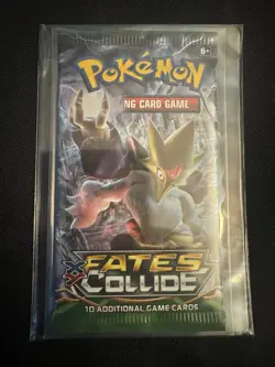 Pokemon TCG Fates Collide Booster Pack Mega Alakazam Art Sealed New Fresh Clean - Image 1