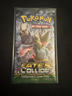 Pokemon TCG Fates Collide Booster Pack Mega Alakazam Art Sealed New Fresh Clean - Image 2