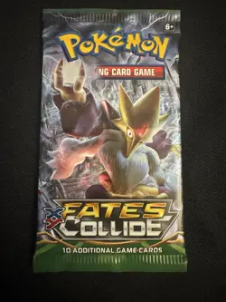 Pokemon TCG Fates Collide Booster Pack Mega Alakazam Art Sealed New Fresh Clean - Image 3