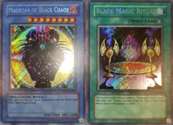 Yugioh 2007 Magician Of Black Chaos + Ritual Set SCR PP01-EN001/002 Near Mint - Image 1