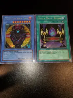Yugioh 2007 Magician Of Black Chaos + Ritual Set SCR PP01-EN001/002 Near Mint - Image 2