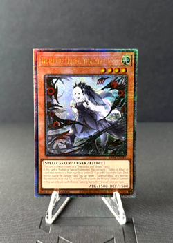 Yu-Gi-Oh! Guiding Quem, the Virtuous RA04-EN043 25th Secret Rare 1st Edition - Image 1