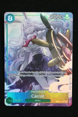 One Piece TCG The Azure Sea’s Seven OP14 Carrot EB04-013 Alt Art English In Hand - Image 1