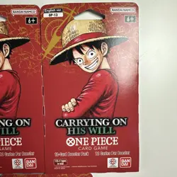 5x ENGLISH One Piece CCG: Carrying On His Will - Sleeved Booster Pack lot OP-13 - Image 4