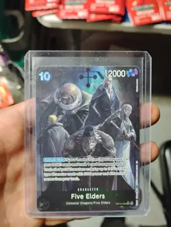Five Elders (Alternate Art) OP13-082 Carrying On His Will Foil - Image 4