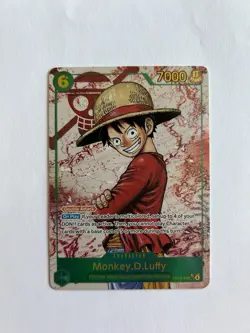 Monkey D Luffy Alt Art (SEC*) OP13-118 - Carrying on His Will ONE PIECE ENGLISH - Image 1
