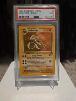 Kabutops 9/62 - Fossil Holo Pokemon TCG Card - PSA 9 - Image 1