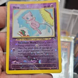 Pokemon Southern Islands Mew Reverse Holo Promo Card 01/18 English 2001 - Image 1