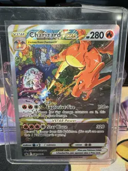 Pokemon TCG Charizard VSTAR SWSH262 Sword & Shield Promo Card Holo NM Condition - Image 1