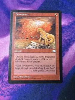 Firestorm Weatherlight NM Red Rare Reserved List MAGIC GATHERING CARD - Image 1