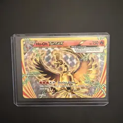 Ho-Oh BREAK XY154 - Pokemon TCG XY Black Star Promo Ultra Rare Gold Card HOLO - Image 1