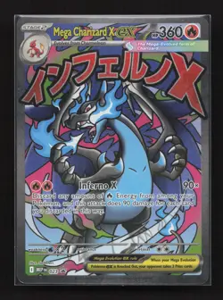 Mega Charizard X ex - 023 - ME: Mega Evolution Promo Pokemon Card - Image 1