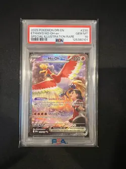 PSA 10 Ethan’s Ho-Oh ex 230 - Destined Rivals - Gem Mint Pokemon Card - Image 1