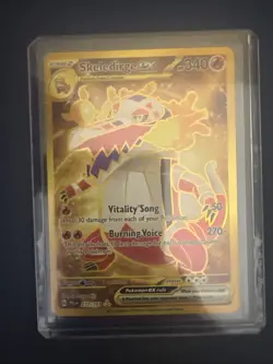Pokemon Skeledirge EX TCG Holo Hyper Rare Card Paldea Evolved 272/193 - Image 1