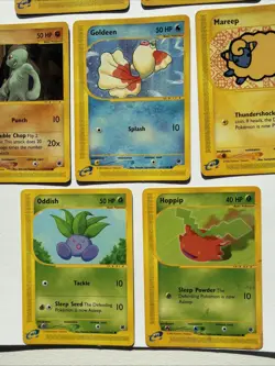 Pokemon E- Reader Bundle Of 7 Cards Non Holo WOTC Lot Vintage MP - Image 4