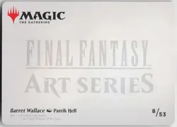 Barret Wallace Art Card S Art Series: FINAL FANTASY 8 NM - Image 2