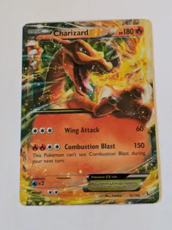 2014 Charizard EX Flashfire 12/106 XY Ultra Rare Holo Pokemon Card VLP (2) - Image 1