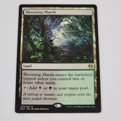 MTG Blooming Marsh Kaladesh Regular Rare #243 NM Swamp Forrest Land Card - Image 1