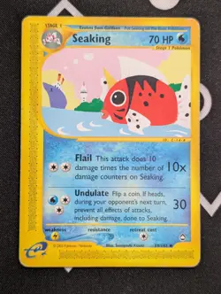 Seaking 59/147 Aquapolis Uncommon Vintage Pokemon TCG E-reader card MP - Image 1