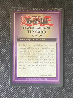 YuGiOh! - Tip Card #9 Of 50 DR2-EN09 Dark Revelation Volume 2 Lightly Played - Image 1