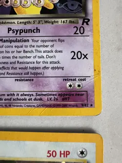 Pokemon Holo Card Lot Base HP Dmg Promo Meowth Dark Hypno Jumpluff Vaporeon - Image 4