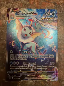 Vaporeon VMAX SWSH182 SWSH: Sword & Shield Promo Cards Holo - Image 1