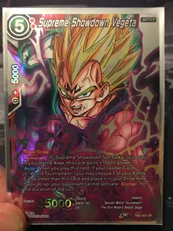Dragon Ball Super Card Game - TB2-005 SR - Supreme Showdown Vegeta *Near Mint* - Image 1