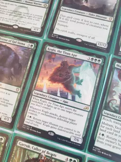 Custom Mono Green HUGE Creatures Kogla the Titan Ape Commander Deck Magic cards - Image 1