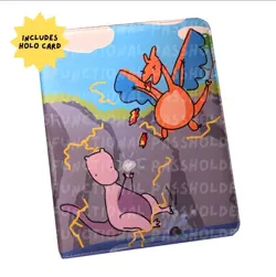 Dysfunctional Passholder Mewtwo Charizard Pokenot Binder + Holo Card New IN HAND - Image 2
