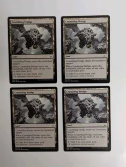 X4 MTG Land Crumbling Vestige (Oath Of The Gatewatch) Excellent Condition - Image 2