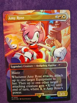 MTG Amy Rose (Rainbow Foil) NM Secret Lair Drop Series M Magic 2083 - Image 1