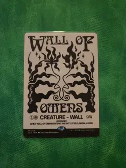 Wall Of Omens Rainbow Foil Secret Lair MTG NM - Image 1