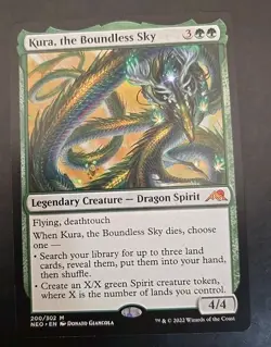 Kura, the Boundless Sky Kamigawa: Neon Dynasty MTG Regular Near Mint - Image 1