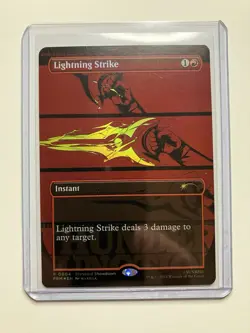Lightning Strike Game Day Promo Near Mint MTG Promo Pack - Image 1