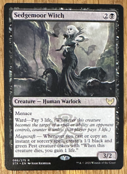 MTG Strixhaven: School of Mages, Sedgemoor Witch - Image 1