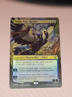 Teferi, Time Raveler (Borderless) Commander: Bloomburrow Foil - Image 1