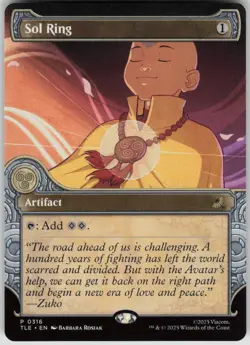 MTG Sol Ring (Showcase) Normal NM Avatar: The Last Airbender: Magic 316 - Image 1