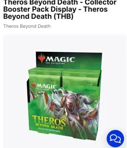 MTG Theros Beyond Death Collector Booster Box English Version, Factory Sealed. - Image 1