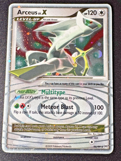 Arceus LV.X 95/99 Platinum Arceus Pokemon Card Holo Foil Rare Near Mint - Image 1