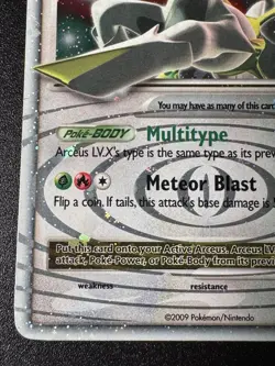 Arceus LV.X 95/99 Platinum Arceus Pokemon Card Holo Foil Rare Near Mint - Image 5