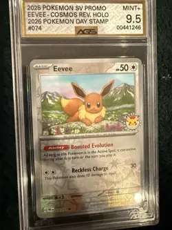 5 Card Pokemon Graded Lot (Gengar,Litleo,Koraidon,Mawile,eevee - Image 2